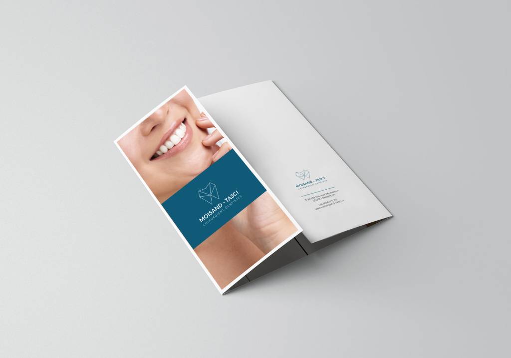 Création dépliant dentisteBesançon