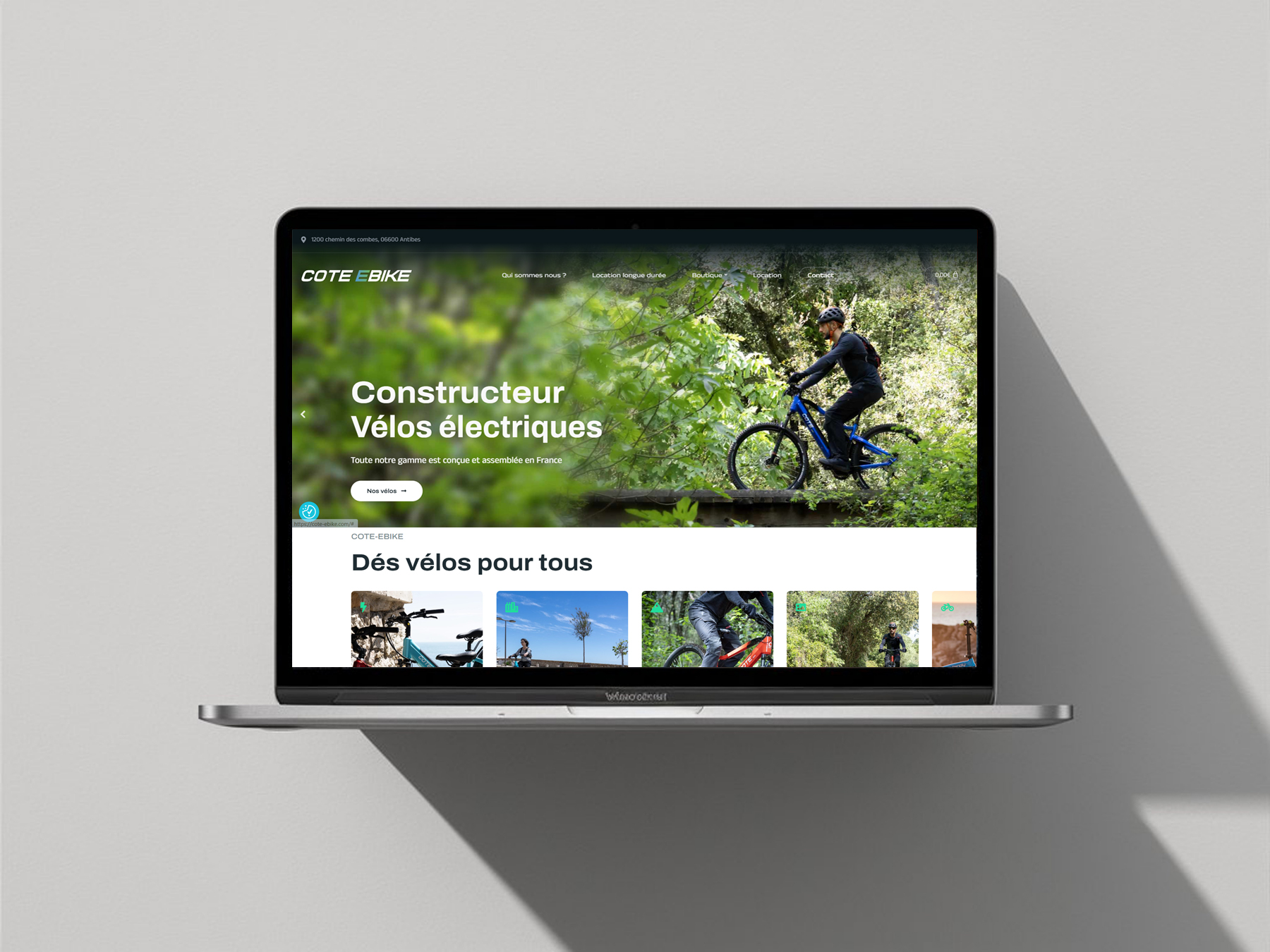 Boutique en ligne Vélo électrique